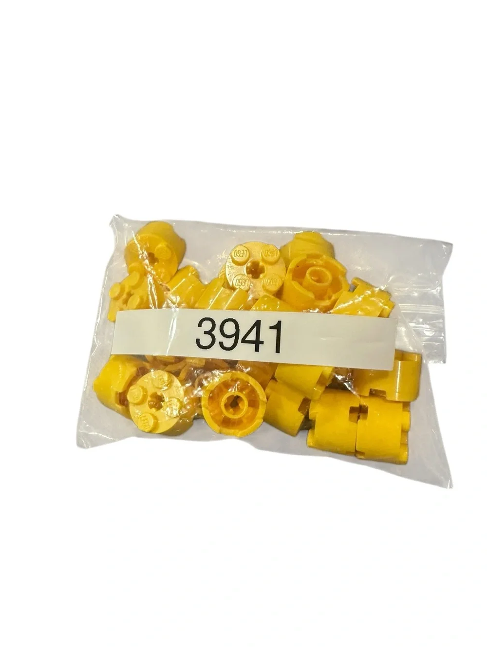 LEGO Yellow Round 1x1 Plate with Hole (Part 3941) - 26 Pieces